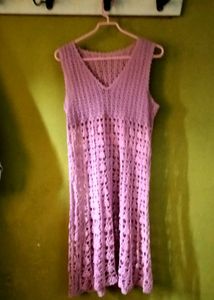 Knitted Lavender Dress
