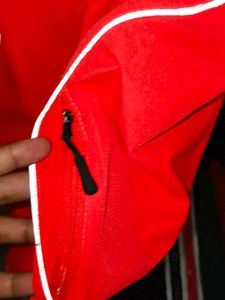 Men's Red Track Jacket