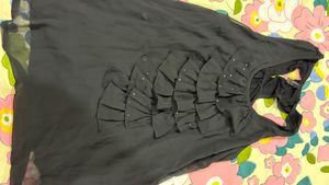 Vero Moda Elegant Black Ruffled Top