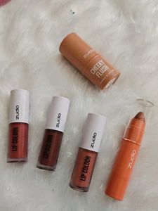 Zudio Lip Colour & Cheek Flush Set