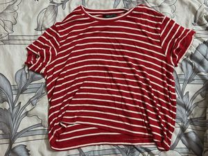 Red & White Striped T-Shirt