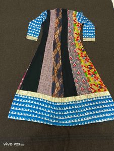 Soch Ethnic Multicolor Patchwork Long Kurti