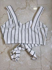 striped crop top