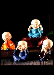 4 Monks scattering positive energy 🧡💛