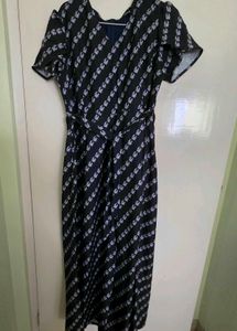 Chic Navy &amp; White jumpsuit XL