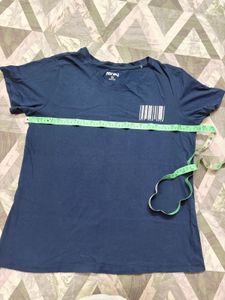Navy Blue Cotton T-Shirt