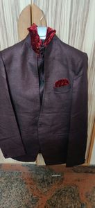 classic suit with waist coat