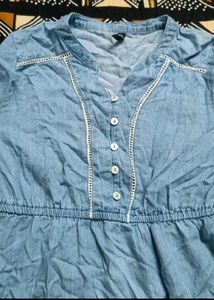 Light Blue Denim Dress