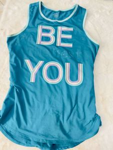 Cute "BE YOU" Graphic Tank Top