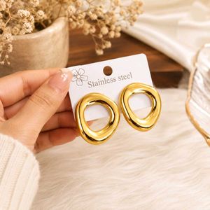 Chic Gold Abstract Earrings