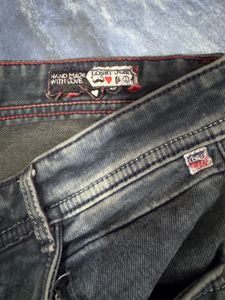 Men's Striped Jeans