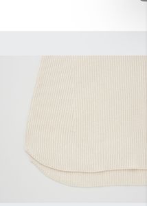 Grey Ribbed Bell Sleeve Mock Neck Top