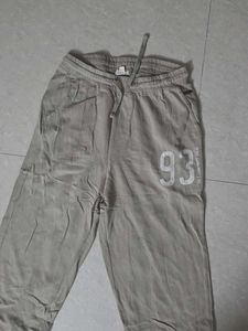 Gray Joggers with '93' Print