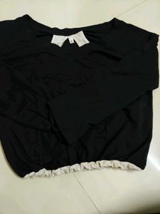 Stylish Black Off-Shoulder Top