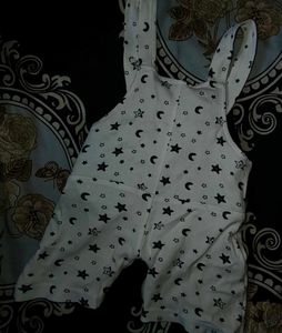 Cute Star &amp; Moon Baby Overalls