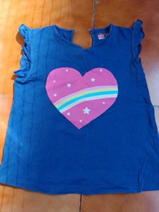 Cute Girl's Blue Top