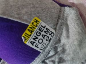 Comfortable Grey &amp; Purple Bra 28B