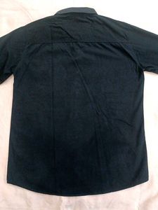 Men's Black Button-Down Shirt