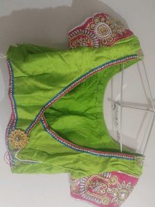 Embroidered Lehenga Saree Set