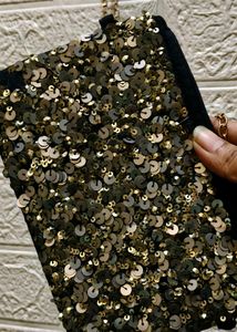 Sparkly Sequin Clutch Bag