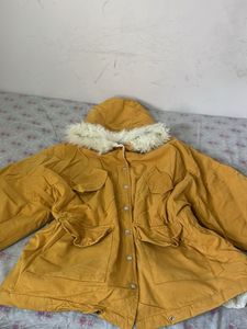 Cozy Yellow Hooded Jacket