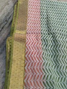 Green Leaf Print Dupatta