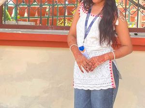 Stylish White Embroidered Kurta