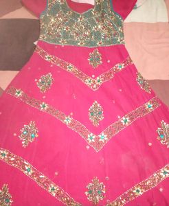 Embellished Designer Frok Anarkali