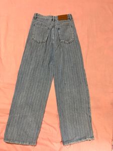 Stylish Wide Leg Denim Jeans