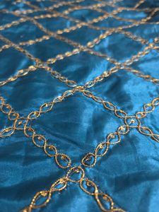 Stunning Blue Embroidered Dress