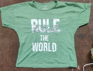 Green Graphic Print T-Shirt