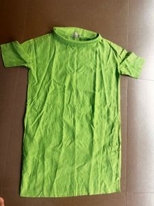 Bright Green Cotton one piece