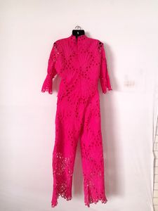 Pink Casual Cord Set (Women's)