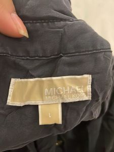 MK brand Chic Dark Grey Button-Up Shirt