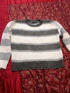 zudio Striped Knit Sweater