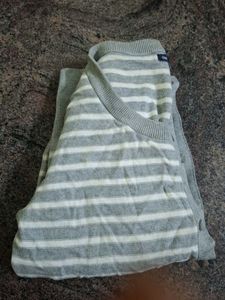 GAP Striped Knit Cardigan