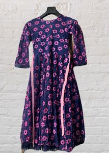 Girls Gown With Lagging