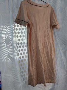 Cute Pink Nightdress with Heart Print