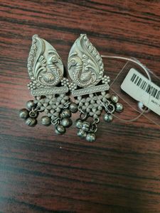 Antique Peacock Dangle Earrings