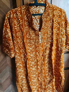 Boho Print Cotton Kurta