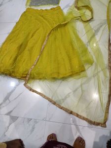 Stunning Yellow Lehenga Choli