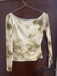 olive pantaloons Printed Casual Full Sleeve Top