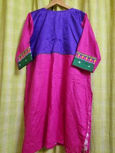 Vibrant Embroidered Kurta