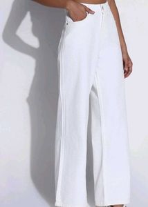 White Wide Leg Pant
