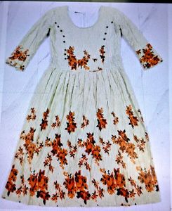 Floral Print Cotton Kurta