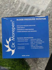 Dr. Morepen Fully Automatic BP Monitor with Box &amp;