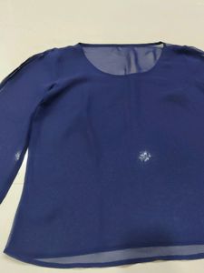 Nevy Blue Transparent Top