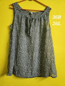 Korean Grey Stylish TANK Top