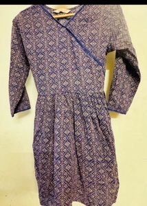 combo offer Navy Blue Embellished Gown