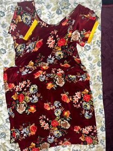 Multicolour crepe suit ( kurti)